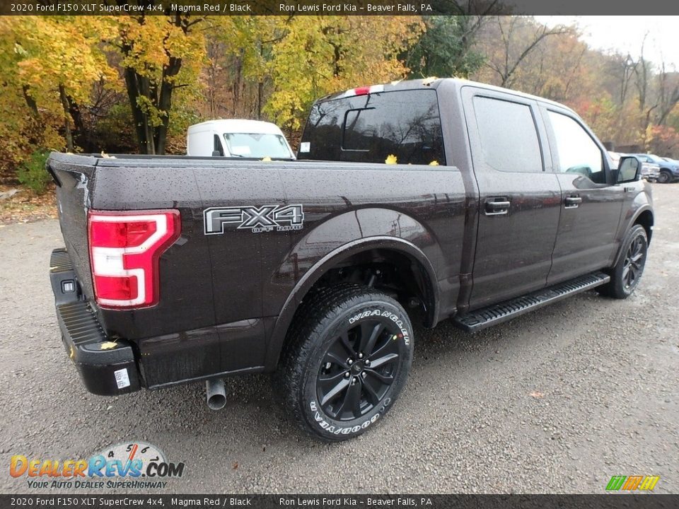 2020 Ford F150 XLT SuperCrew 4x4 Magma Red / Black Photo #2
