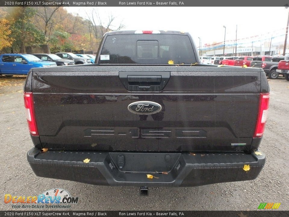 2020 Ford F150 XLT SuperCrew 4x4 Magma Red / Black Photo #3