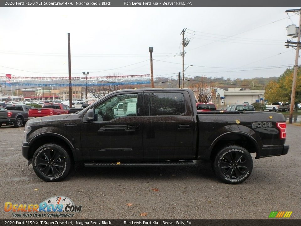 2020 Ford F150 XLT SuperCrew 4x4 Magma Red / Black Photo #5