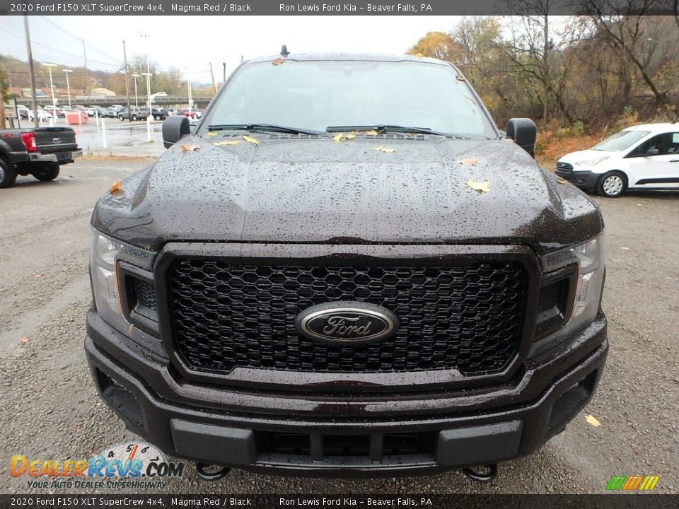 2020 Ford F150 XLT SuperCrew 4x4 Magma Red / Black Photo #7