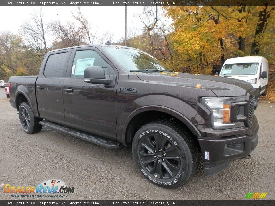 2020 Ford F150 XLT SuperCrew 4x4 Magma Red / Black Photo #8