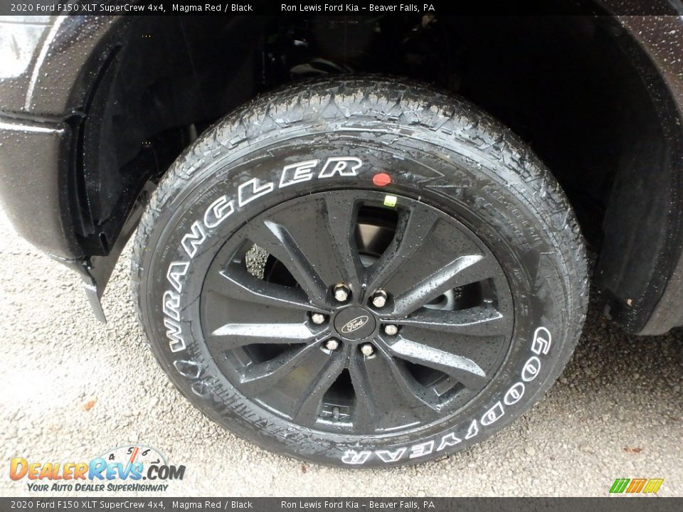2020 Ford F150 XLT SuperCrew 4x4 Magma Red / Black Photo #9
