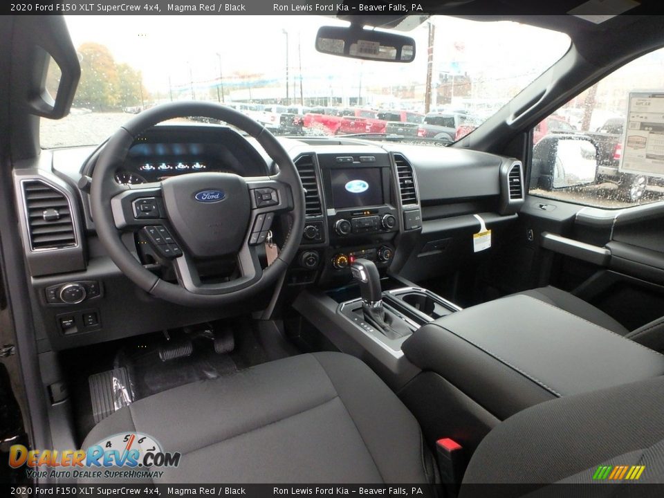 2020 Ford F150 XLT SuperCrew 4x4 Magma Red / Black Photo #14