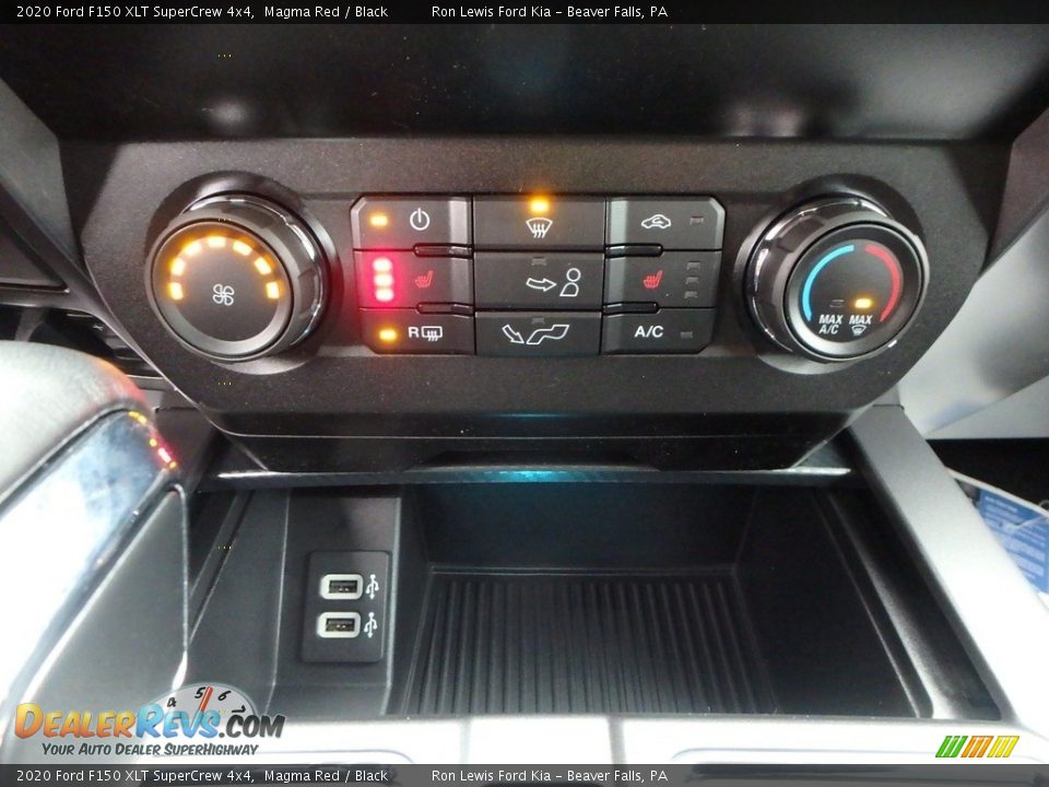 2020 Ford F150 XLT SuperCrew 4x4 Magma Red / Black Photo #19