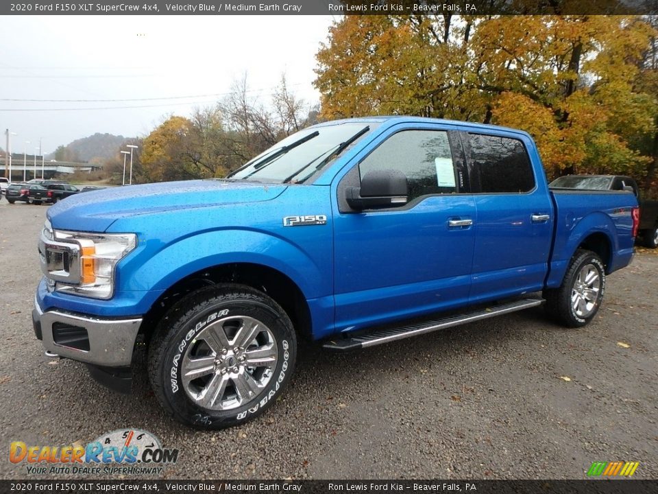 Front 3/4 View of 2020 Ford F150 XLT SuperCrew 4x4 Photo #6
