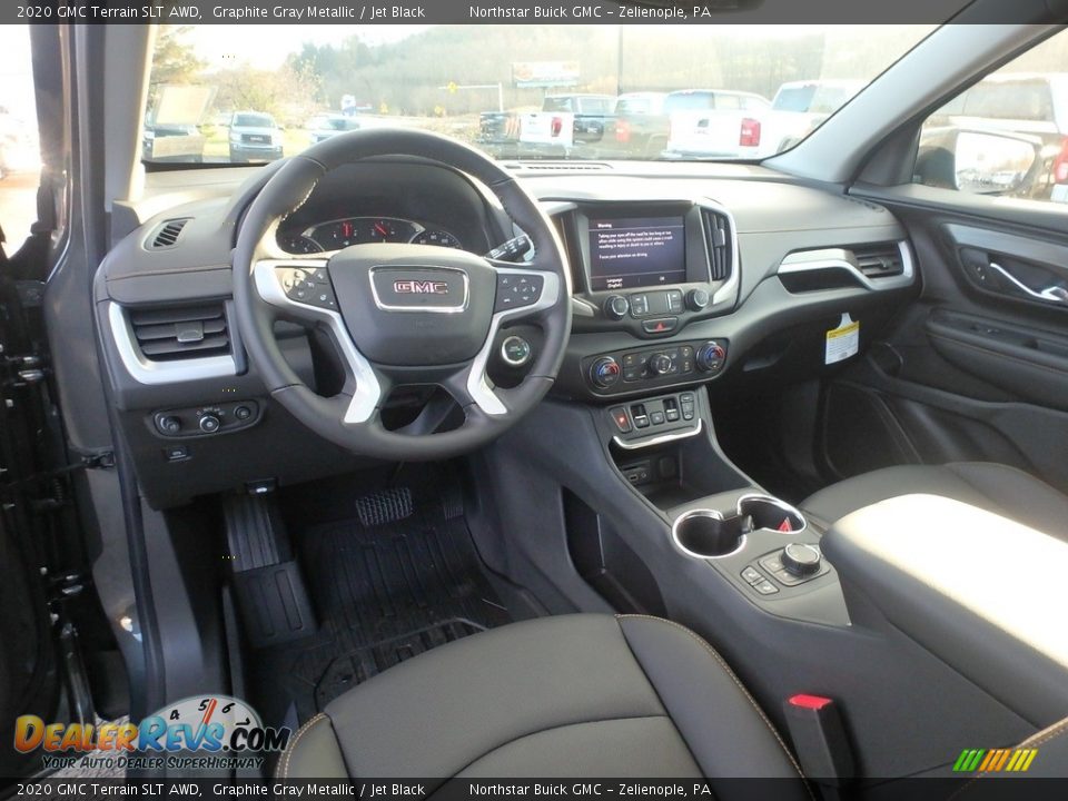 Jet Black Interior - 2020 GMC Terrain SLT AWD Photo #15