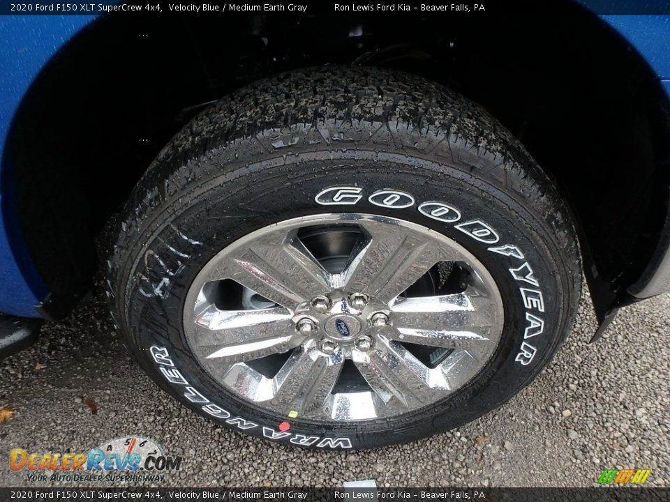 2020 Ford F150 XLT SuperCrew 4x4 Velocity Blue / Medium Earth Gray Photo #9