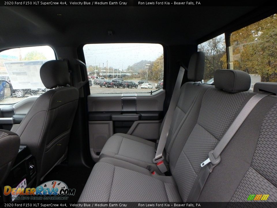 2020 Ford F150 XLT SuperCrew 4x4 Velocity Blue / Medium Earth Gray Photo #13