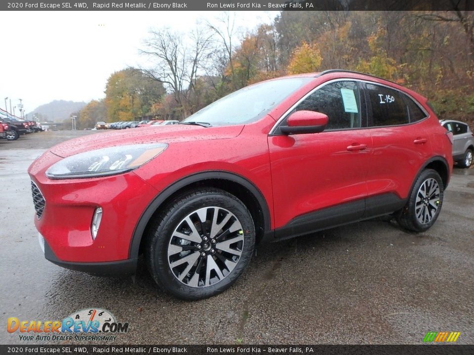 2020 Ford Escape SEL 4WD Rapid Red Metallic / Ebony Black Photo #8