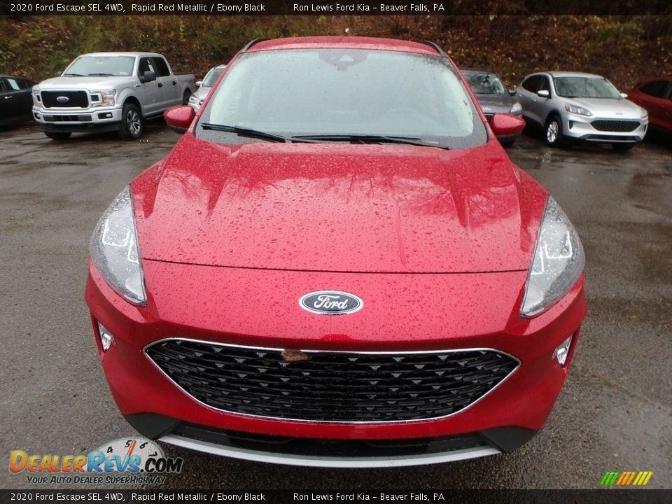 2020 Ford Escape SEL 4WD Rapid Red Metallic / Ebony Black Photo #9