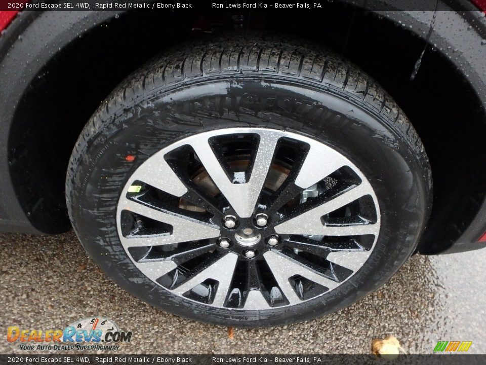 2020 Ford Escape SEL 4WD Rapid Red Metallic / Ebony Black Photo #11