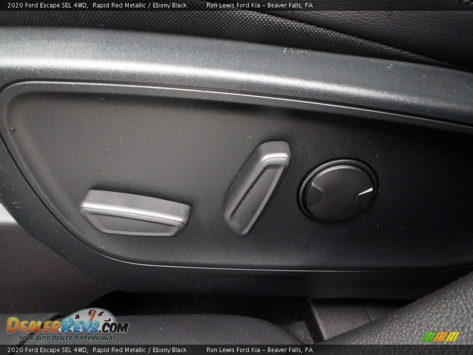 2020 Ford Escape SEL 4WD Rapid Red Metallic / Ebony Black Photo #12