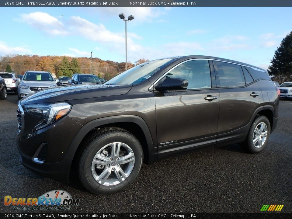 2020 GMC Terrain SLE AWD Smokey Quartz Metallic / Jet Black Photo #1