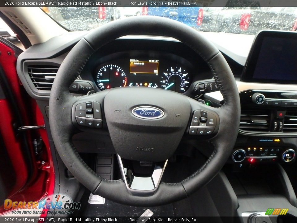 2020 Ford Escape SEL 4WD Steering Wheel Photo #18