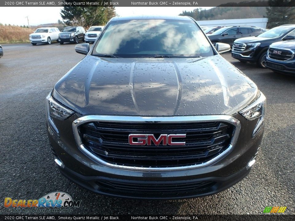 2020 GMC Terrain SLE AWD Smokey Quartz Metallic / Jet Black Photo #2