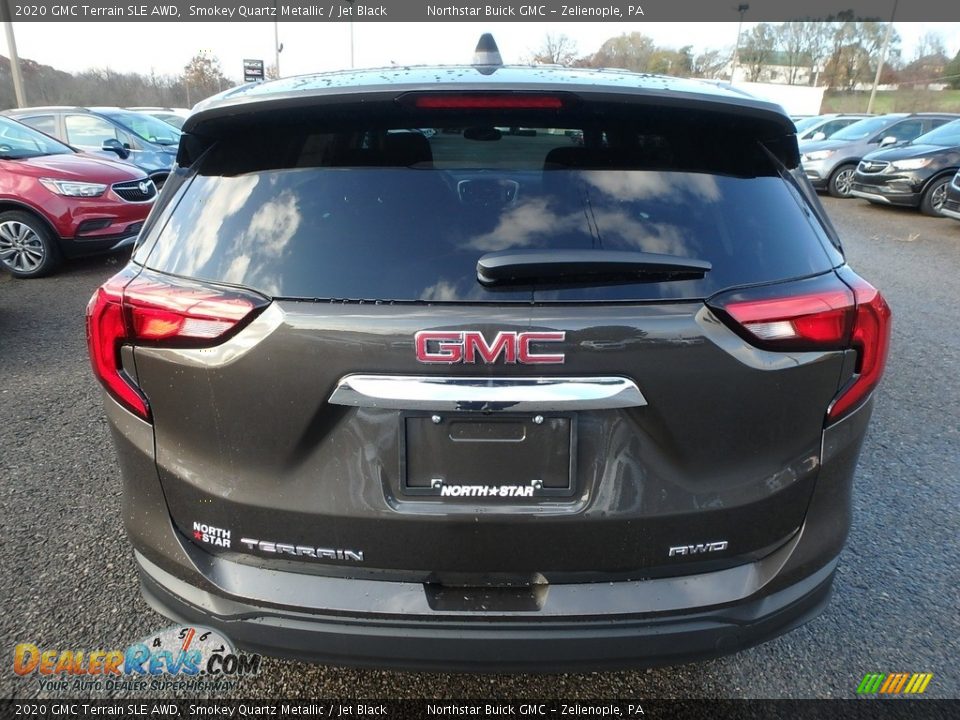 2020 GMC Terrain SLE AWD Smokey Quartz Metallic / Jet Black Photo #6