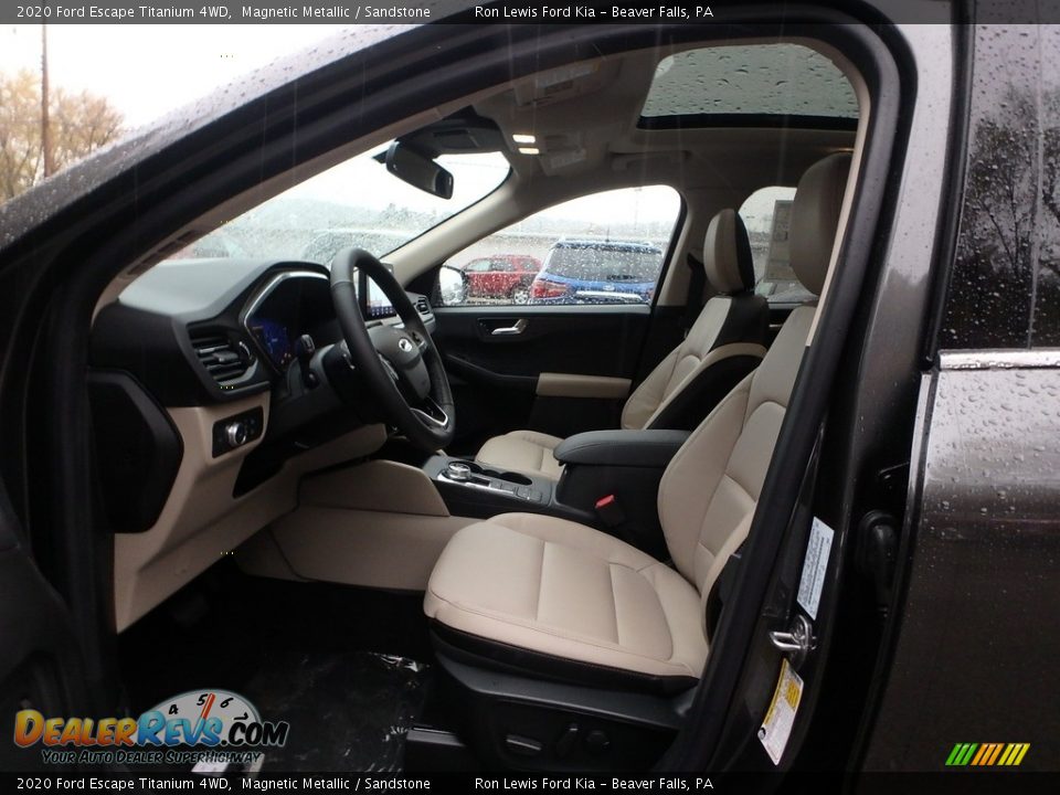 Sandstone Interior - 2020 Ford Escape Titanium 4WD Photo #12