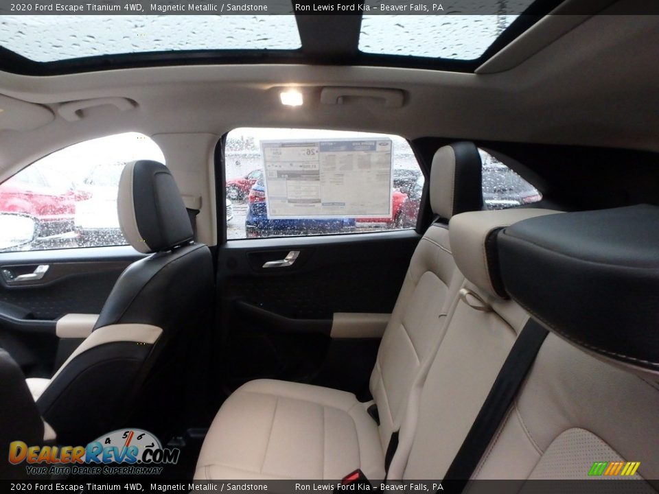 2020 Ford Escape Titanium 4WD Magnetic Metallic / Sandstone Photo #13