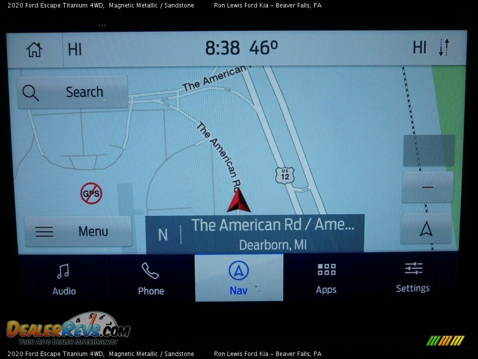 2020 Ford Escape Titanium 4WD Magnetic Metallic / Sandstone Photo #19