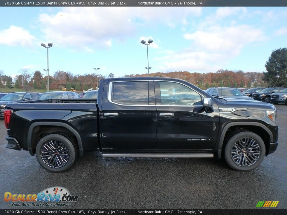 Onyx Black 2020 GMC Sierra 1500 Denali Crew Cab 4WD Photo #4