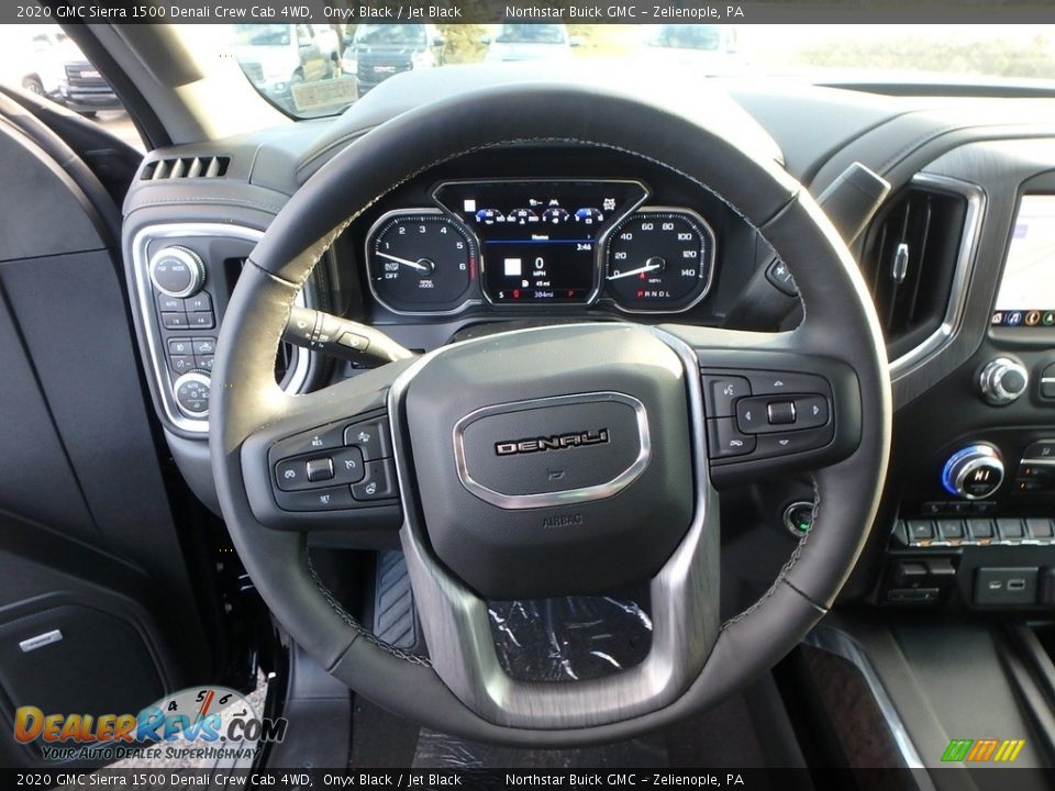 2020 GMC Sierra 1500 Denali Crew Cab 4WD Steering Wheel Photo #16