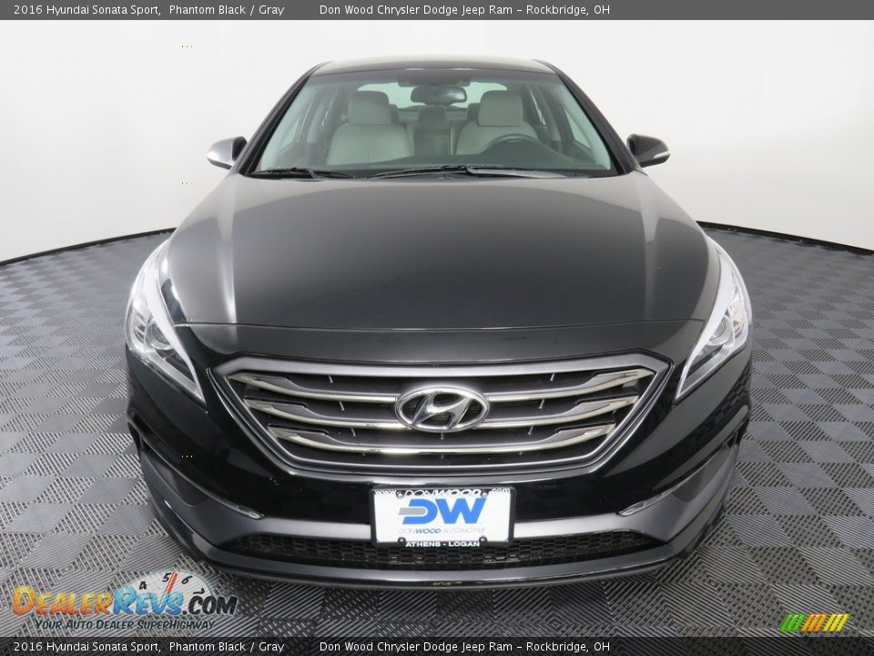 2016 Hyundai Sonata Sport Phantom Black / Gray Photo #5