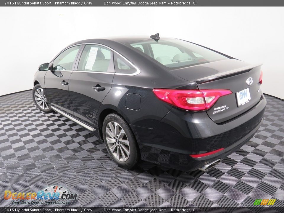 2016 Hyundai Sonata Sport Phantom Black / Gray Photo #11