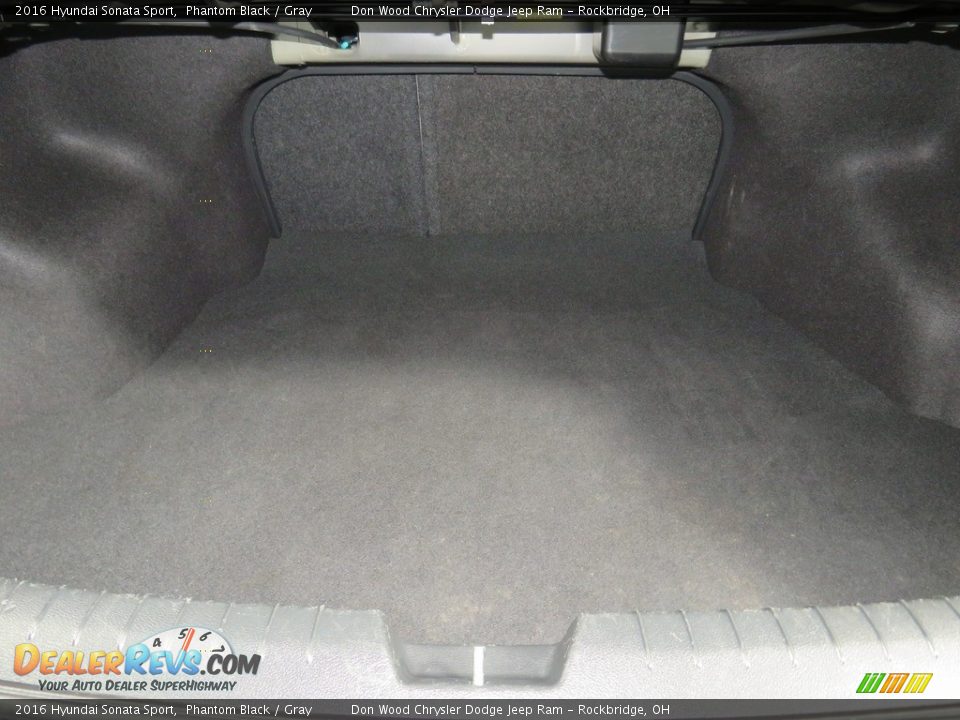 2016 Hyundai Sonata Sport Phantom Black / Gray Photo #14