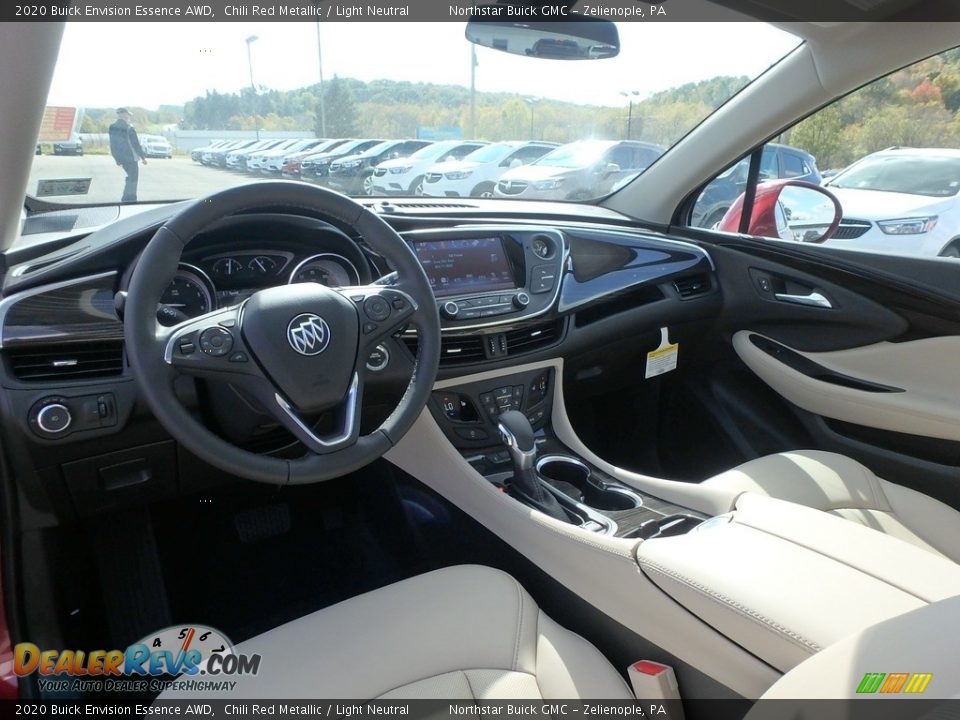 2020 Buick Envision Essence AWD Chili Red Metallic / Light Neutral Photo #16