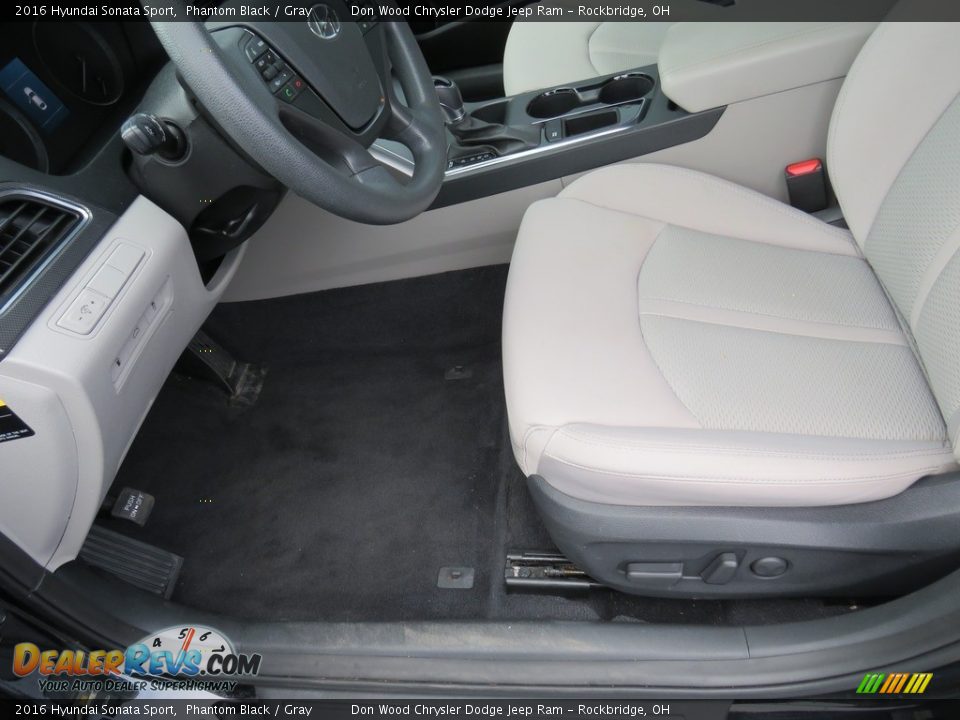 2016 Hyundai Sonata Sport Phantom Black / Gray Photo #20