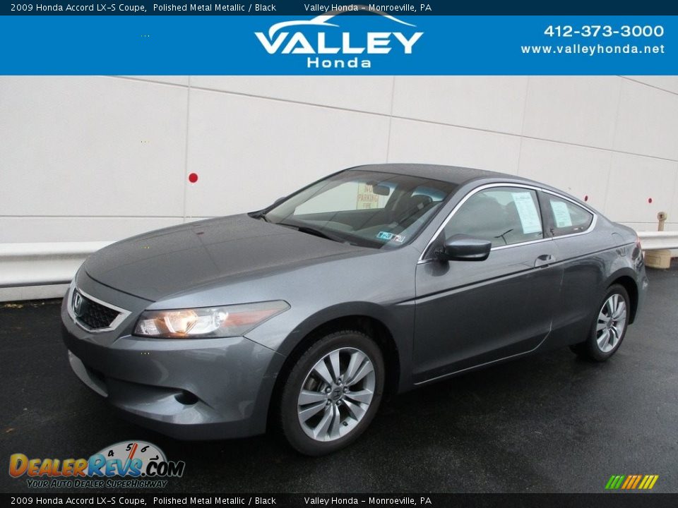 2009 Honda Accord LX-S Coupe Polished Metal Metallic / Black Photo #1
