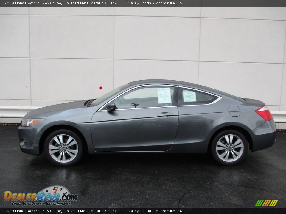 2009 Honda Accord LX-S Coupe Polished Metal Metallic / Black Photo #2