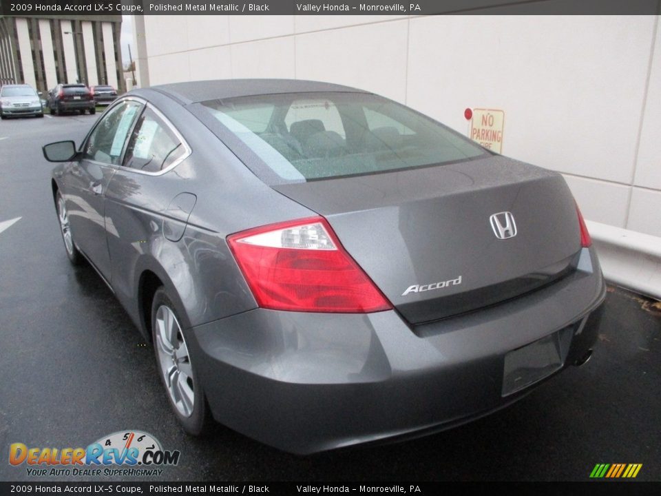 2009 Honda Accord LX-S Coupe Polished Metal Metallic / Black Photo #3