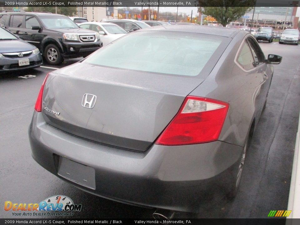 2009 Honda Accord LX-S Coupe Polished Metal Metallic / Black Photo #5
