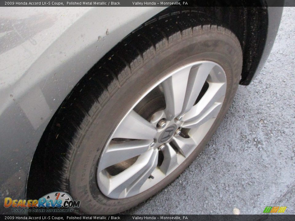 2009 Honda Accord LX-S Coupe Polished Metal Metallic / Black Photo #6
