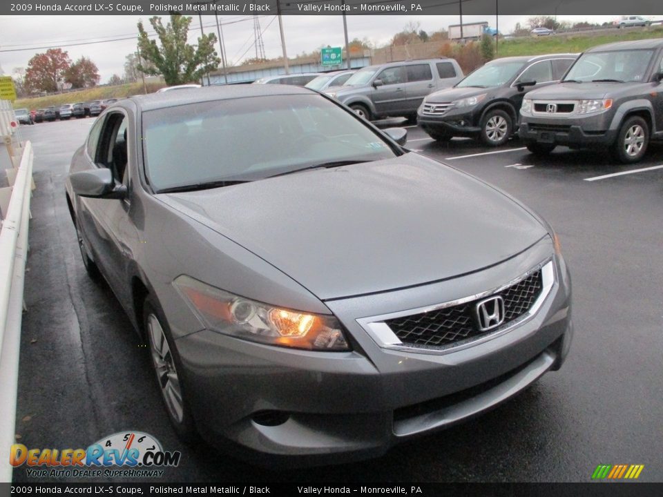 2009 Honda Accord LX-S Coupe Polished Metal Metallic / Black Photo #7