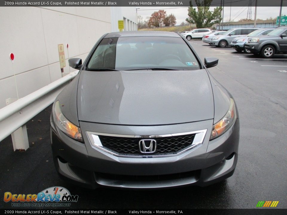2009 Honda Accord LX-S Coupe Polished Metal Metallic / Black Photo #8