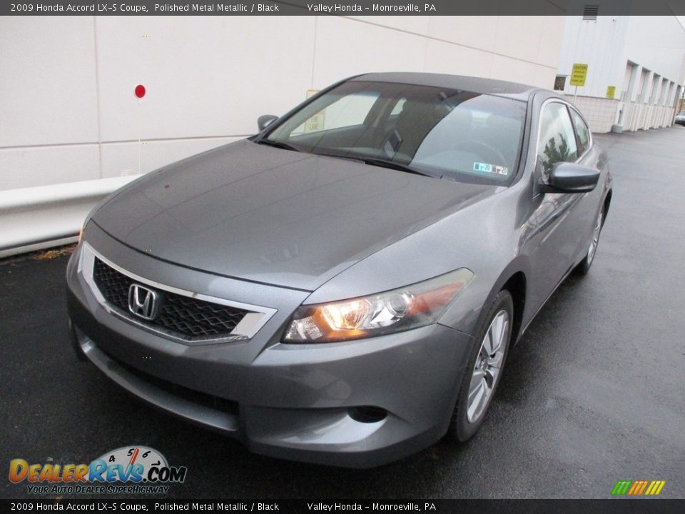 2009 Honda Accord LX-S Coupe Polished Metal Metallic / Black Photo #9