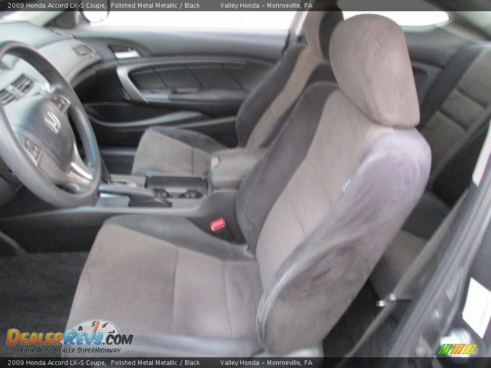 2009 Honda Accord LX-S Coupe Polished Metal Metallic / Black Photo #11