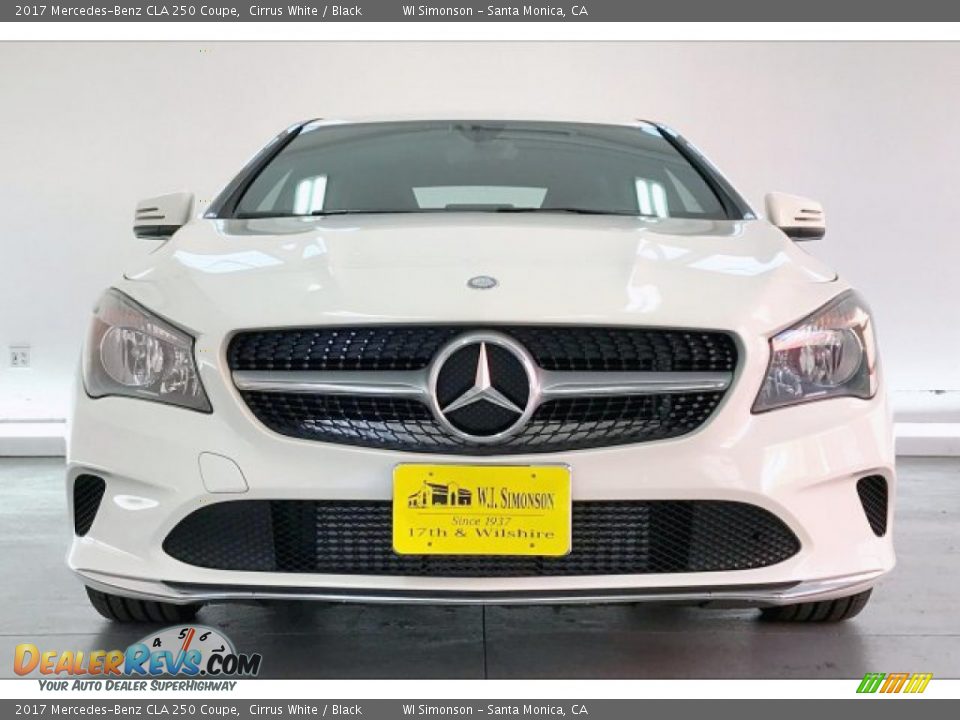 2017 Mercedes-Benz CLA 250 Coupe Cirrus White / Black Photo #2
