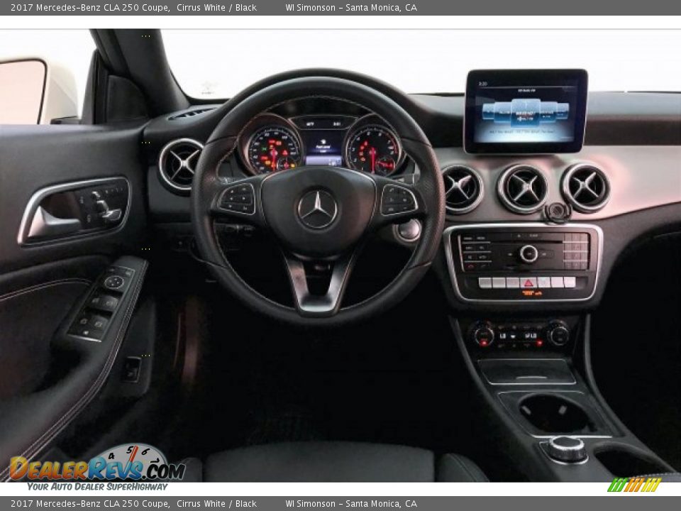 2017 Mercedes-Benz CLA 250 Coupe Cirrus White / Black Photo #4