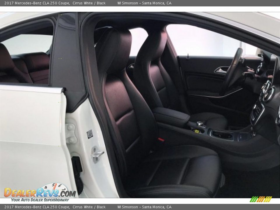2017 Mercedes-Benz CLA 250 Coupe Cirrus White / Black Photo #6