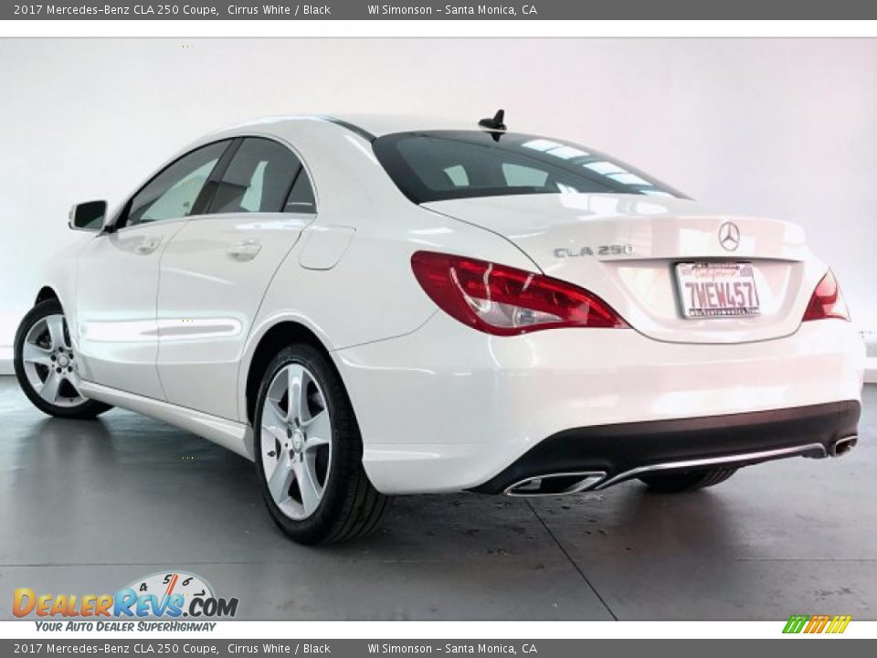 2017 Mercedes-Benz CLA 250 Coupe Cirrus White / Black Photo #10
