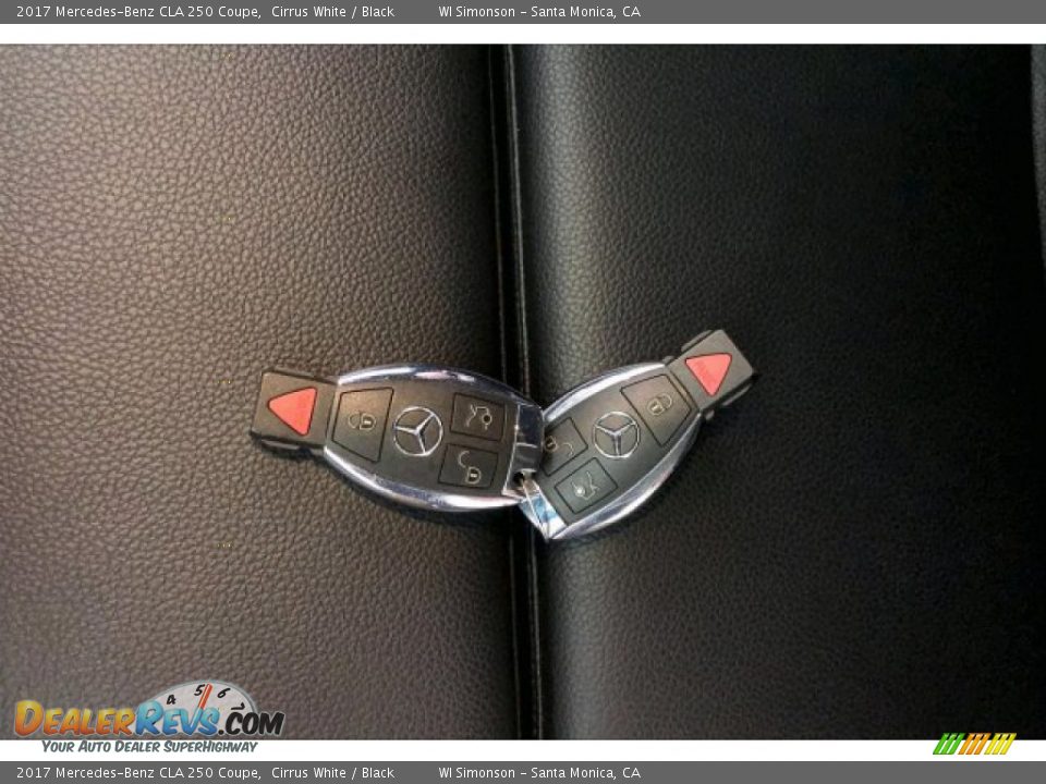 2017 Mercedes-Benz CLA 250 Coupe Cirrus White / Black Photo #11