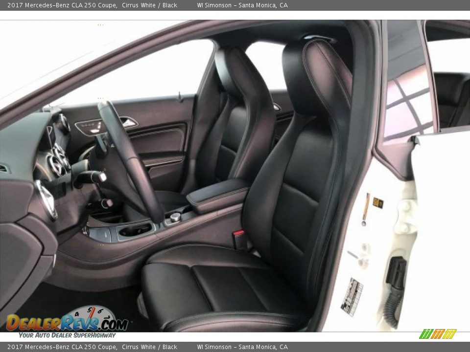 2017 Mercedes-Benz CLA 250 Coupe Cirrus White / Black Photo #14
