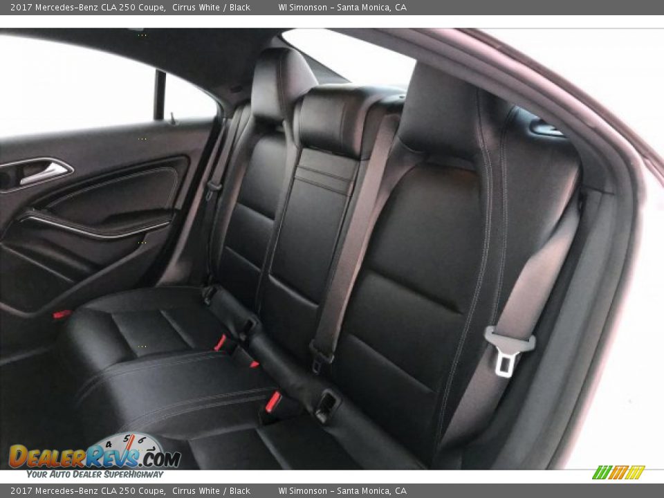 2017 Mercedes-Benz CLA 250 Coupe Cirrus White / Black Photo #15