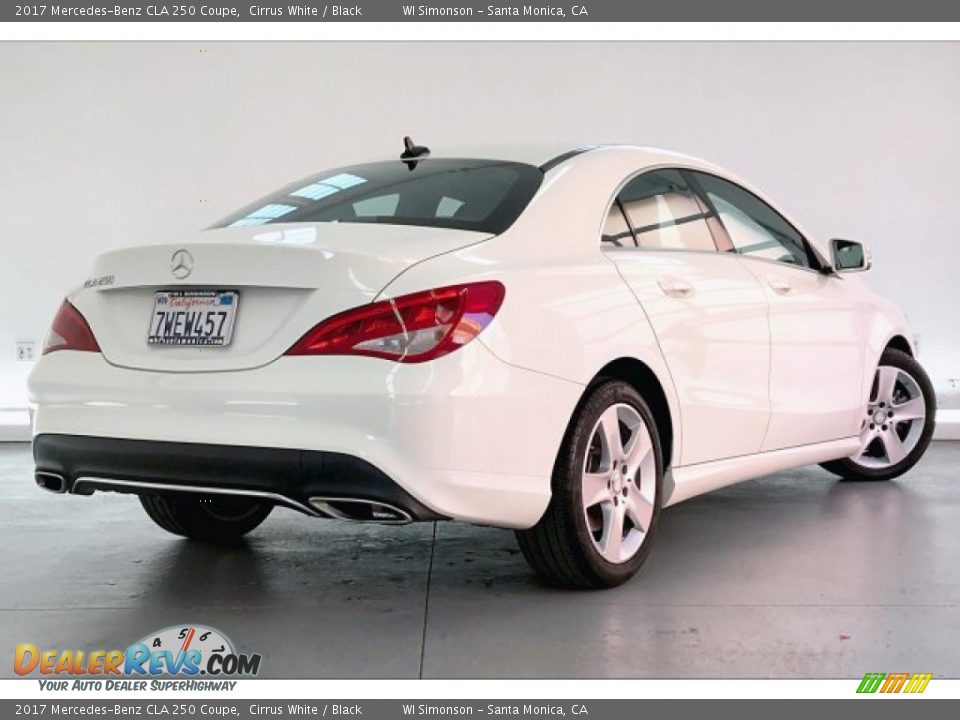 2017 Mercedes-Benz CLA 250 Coupe Cirrus White / Black Photo #16