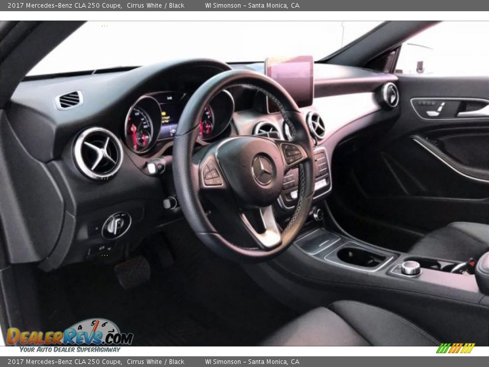 2017 Mercedes-Benz CLA 250 Coupe Cirrus White / Black Photo #22