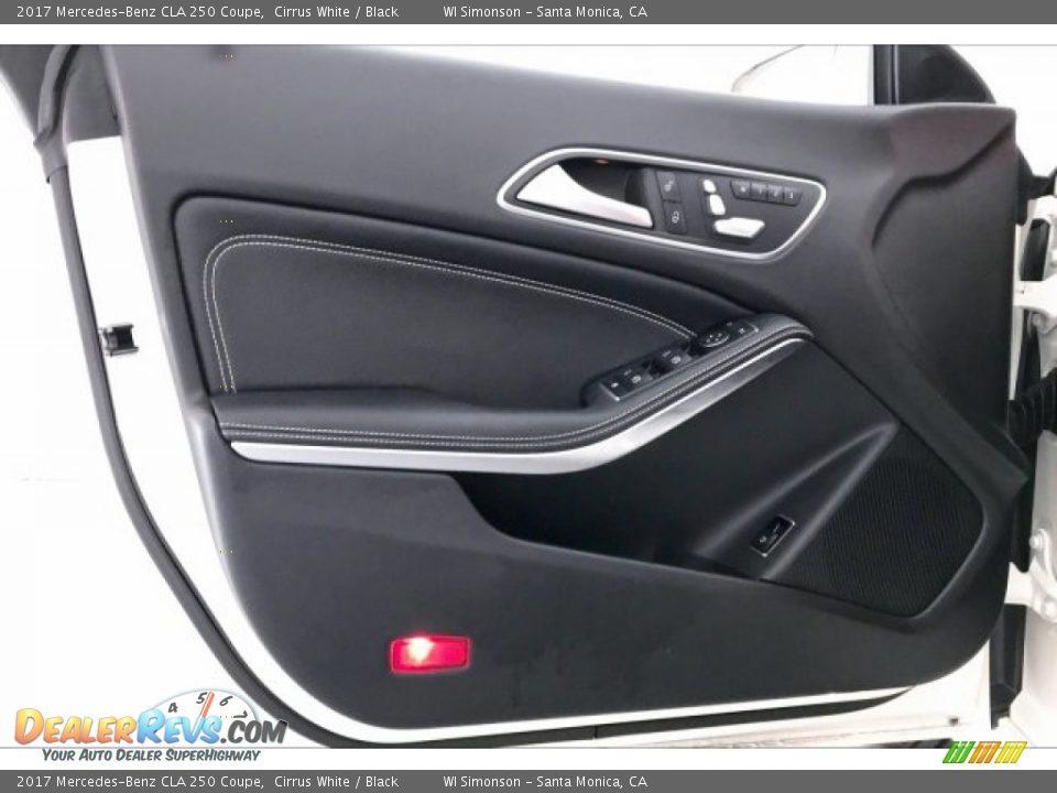 2017 Mercedes-Benz CLA 250 Coupe Cirrus White / Black Photo #25