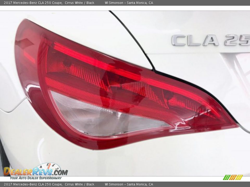 2017 Mercedes-Benz CLA 250 Coupe Cirrus White / Black Photo #26